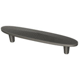 Modern Herringbone 3-3/4 in. (96mm) Center-to-Center Brushed Brass Cabinet Drawer Pull (2-Pack) - Super Arbor