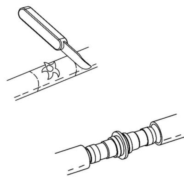 5/8 in. Metal Garden Hose Repair with Stainless Steel Clamp - Super Arbor