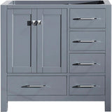 Caroline Avenue 72 in. W Bath Vanity Cabinet Only in White - Super Arbor