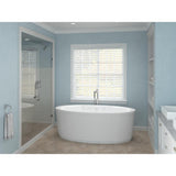 Sunstone 5.7 ft. Whirlpool Tub in White - Super Arbor