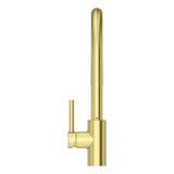 Stellen Single-Handle Pull-Down Sprayer Kitchen Faucet in Brushed Gold - Super Arbor