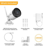 Guard Bullet Outdoor 2K(4MP) IP Wireless Security Surveillance Camera With No Monthly Fees and Wide Angle Lens - Super Arbor