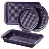 4-Piece Colorvive Nonstick Bakeware Set in Purple