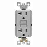 20 Amp Self-Test SmartlockPro Slim GFCI Duplex Outlet, White (3-Pack) - Super Arbor