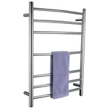 Gown 7-Bar Electric Towel Warmer in Polished Chrome - Super Arbor