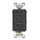 15 Amp Self-Test SmartlockPro Slim Duplex GFCI Outlet, White - Super Arbor