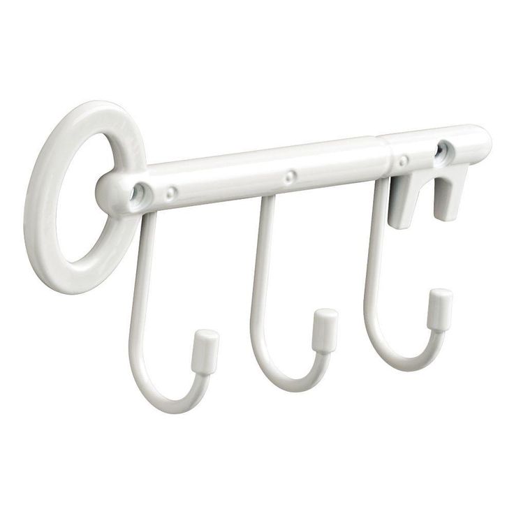 7 in. Heirloom Silver Vintage Key Rack