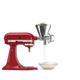 All Metal Grey Grain Mill Attachment for KitchenAid Stand Mixer