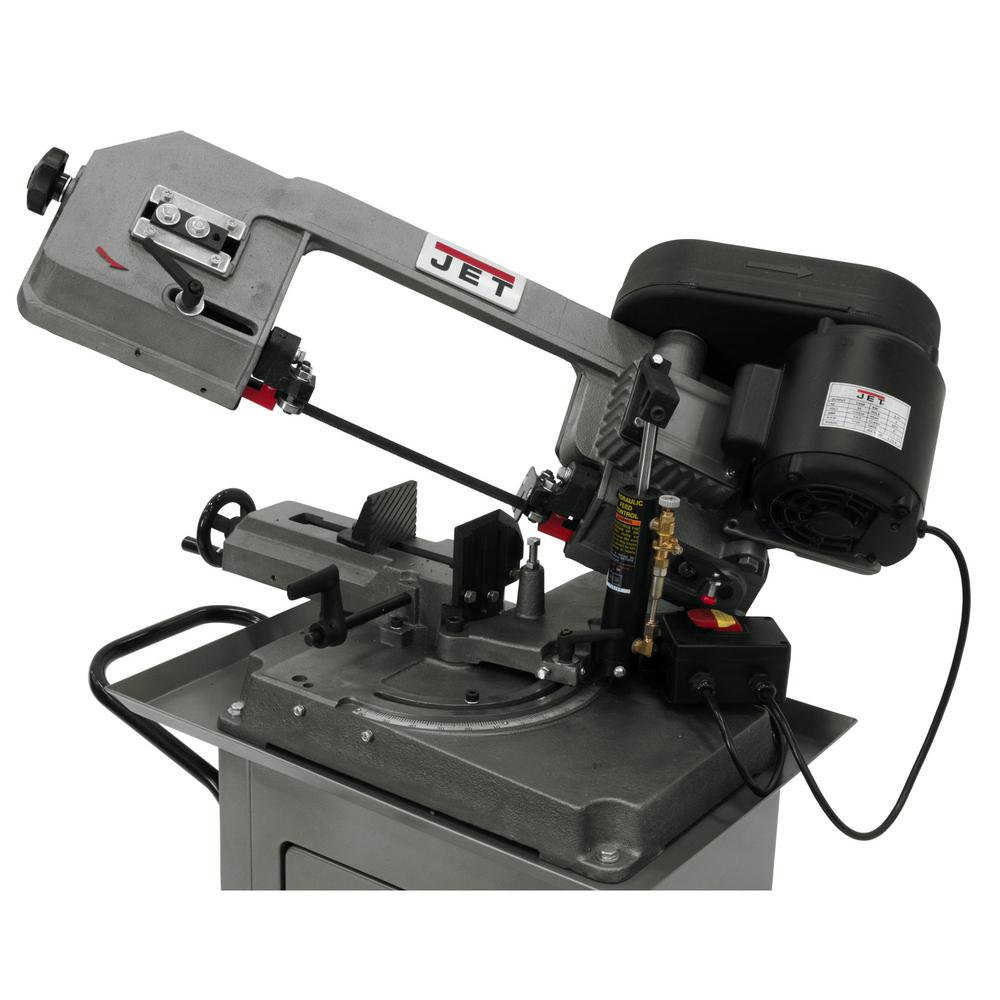 1/2 HP 5 in. x 6 in. Mitering Metalworking Horizontal Band Saw with Closed Stand, 3-Speed, 115/230-Volt, HBS-56S - Super Arbor