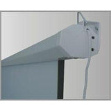 ProHT 100 in. Electric Projection Screen with White Frame - Super Arbor