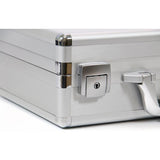 9.25 in. Smooth Aluminum Tool Case with Foam in Silver - Super Arbor