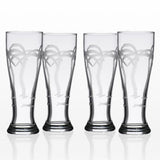 Palm Tree 16 oz. Clear Beer Pilsner (Set of 4)