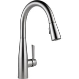 Essa Single-Handle Pull-Down Sprayer Kitchen Faucet with MagnaTite Docking in Arctic Stainless - Super Arbor