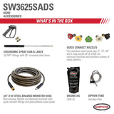 Simpson SuperPro Roll-Cage 3600 PSI at 2.5 GPM Simpson GB210 Cold Water Gas Pressure Washer