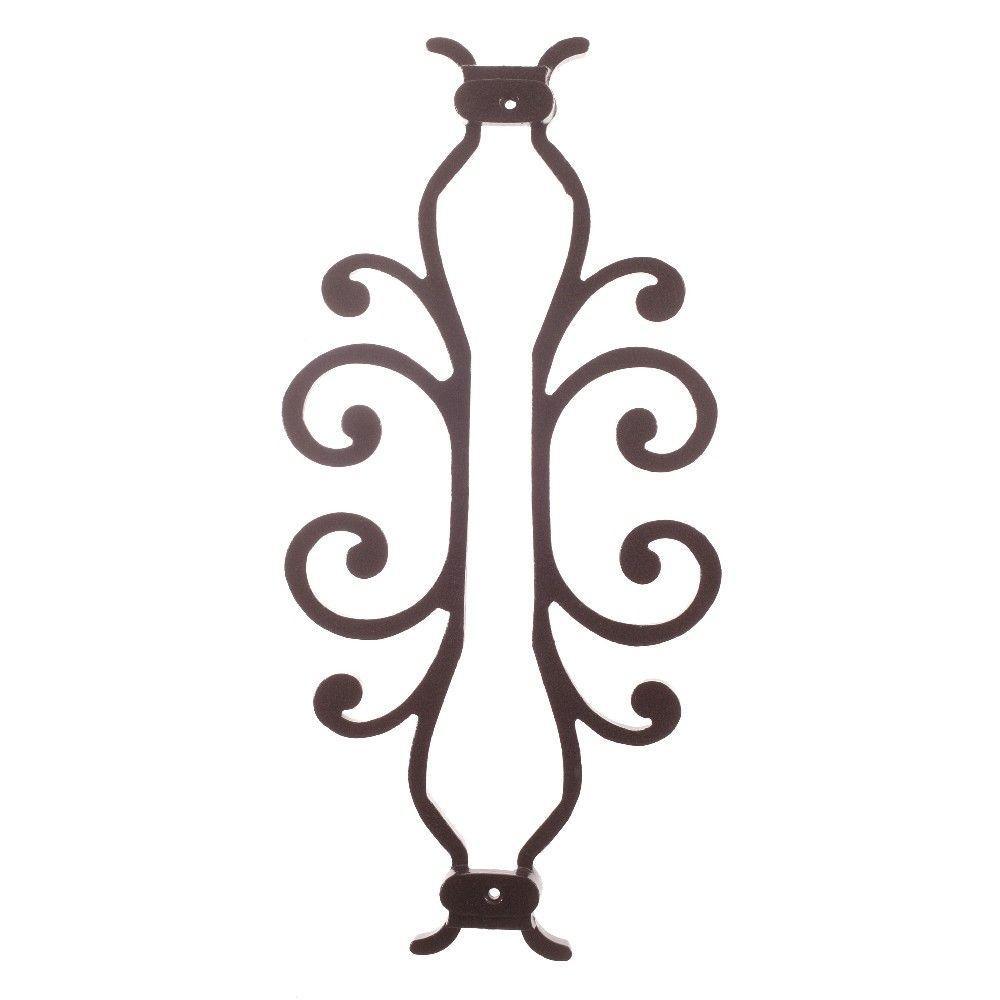 American Heritage 15 in. x 7-5/8 in. Aluminum White Baluster Centerpiece - Super Arbor