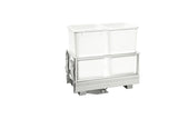 Rev-A-Shelf 35-Quart Plastic Soft Close Pull Out Trash Can