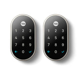 Nest x Yale Lock Satin Nickel with Google Nest Connect - Super Arbor