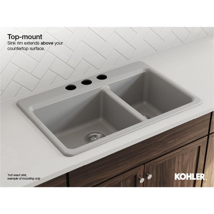 Bakersfield Drop-In Cast-Iron 31 in. 3-Hole Single Bowl Kitchen Sink in White