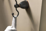 Moen Caldwell Double Hook Mediterranean Bronze Towel Hook