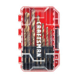 CRAFTSMAN 14-Piece Assorted Gold Ferrous Coated HSS Twist Drill Bit Set