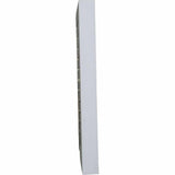 24 in. x 24 in. Square Primed PolyUrethane Paintable Gable Louver Vent - Super Arbor