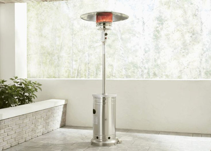 Garden Treasures 48000-BTU Stainless Steel Floorstanding Liquid Propane Patio Heater
