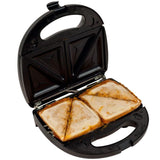 3-in-1 750-Watt Black Panini Press with Removable Plates