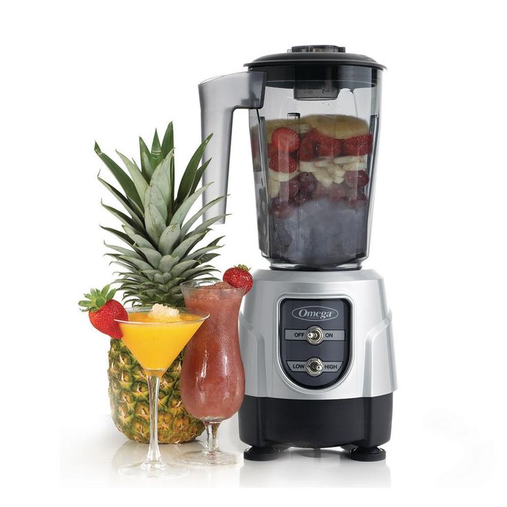1 HP High/Low 48 oz. 2-Speed Silver Blender