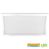1 ft. x 2 ft. 23-Watt Dimmable White Integrated LED Edge-Lit Flat Panel Flush Mount Light with Color Changing CCT