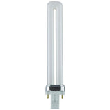 60-Watt Equivalent Twin Tube PL U-Shaped GX23 Base CFL Light Bulb in Neutral White, 3500K (10-Pack) - Super Arbor