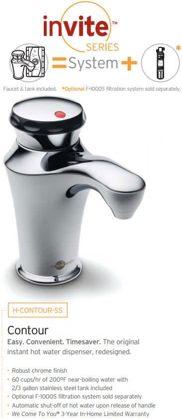 InSinkErator 2/3 gal. Silver Hot Water Dispenser Stainless Steel