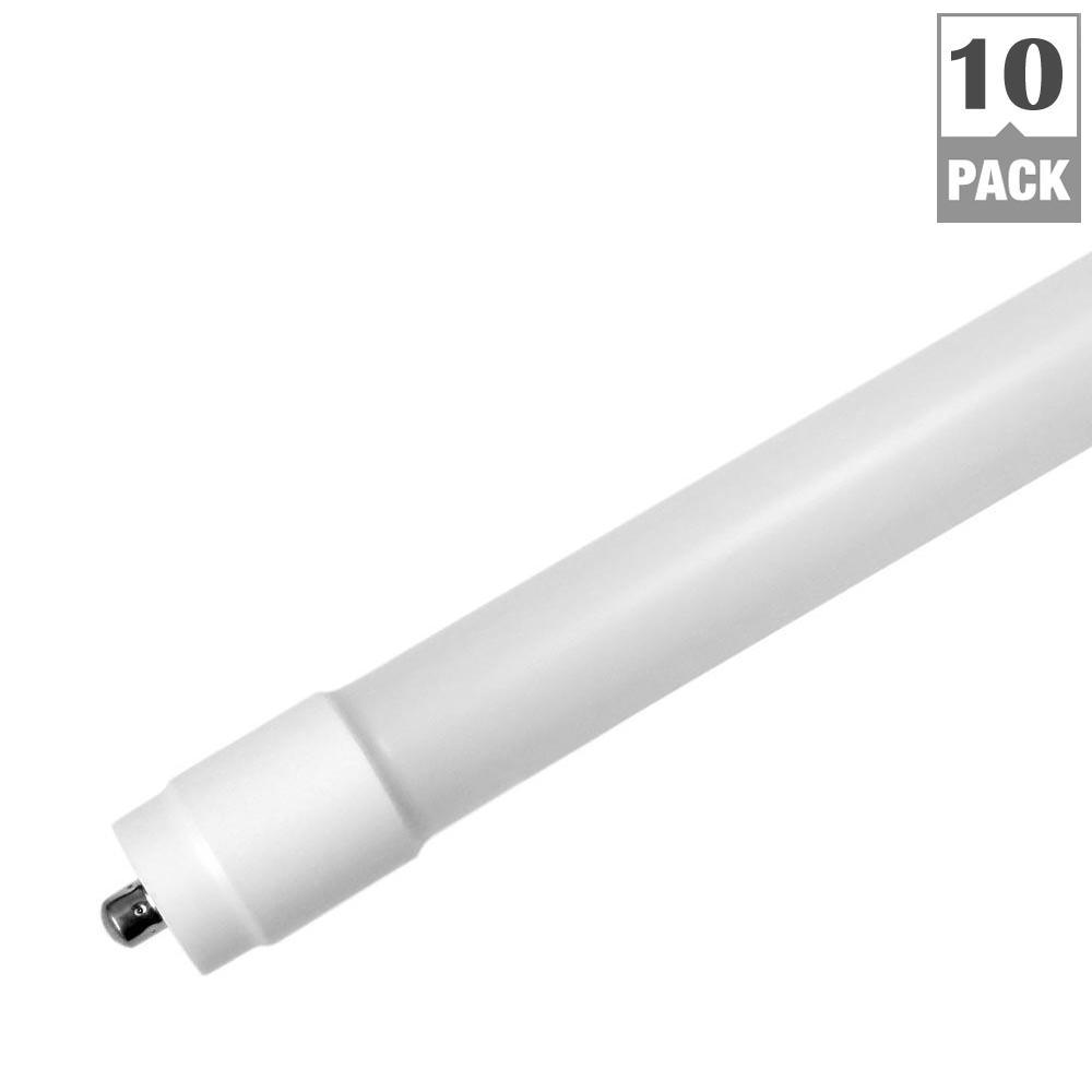 8 ft. 42-Watt T8 Non-Dimmable LED Linear Light Bulb Type B Bypass Double Ended Single Pin Daylight 5000K (2-Pack) - Super Arbor