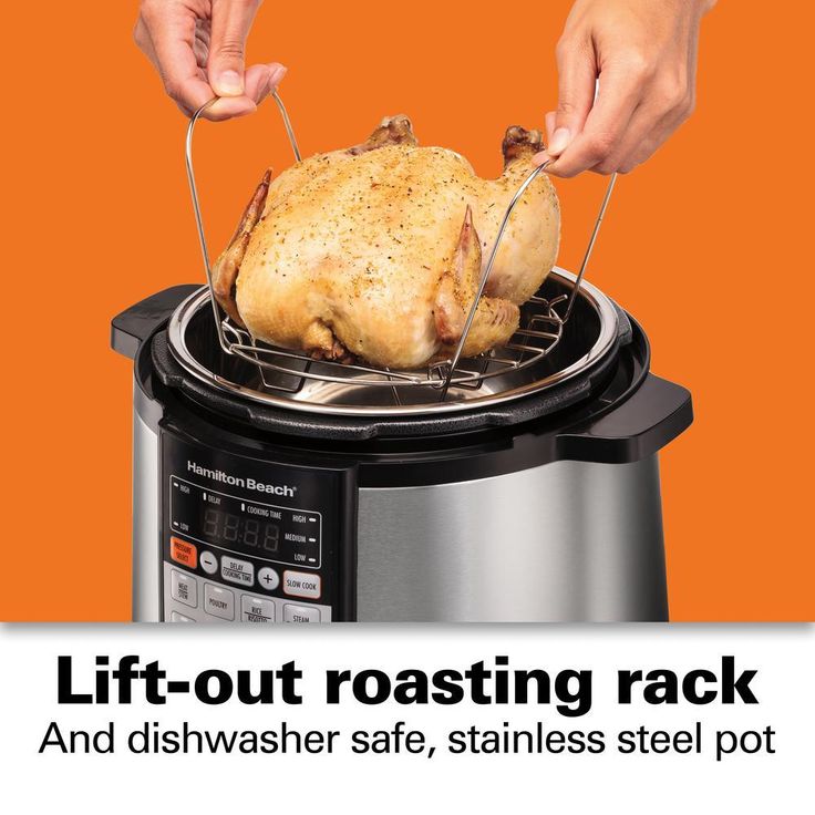 Multi-Function 6 Qt. Stainless Steel Electric Pressure Cooker