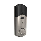 Camelot Satin Nickel Connect Smart Door Lock with Alarm