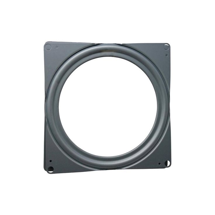 Everbilt 6 in. Silver Square Lazy Susan Turntable with 400 lbs. Load Rating (6-Pack)
