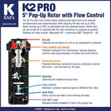 5 in. K2 Pro Gear Drive Sprinkler - Super Arbor
