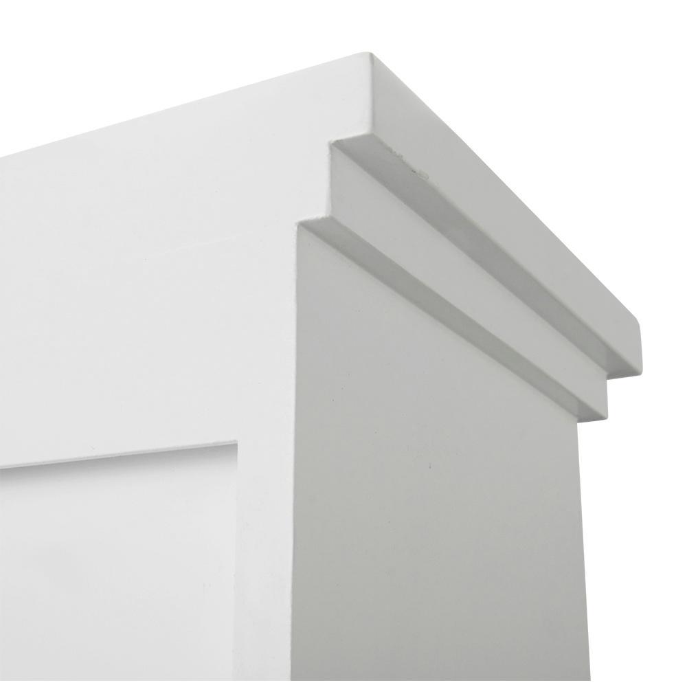 Gazette 18-1/2 in. W Wall Shelf in White - Super Arbor