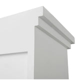 Gazette 18-1/2 in. W Wall Shelf in White - Super Arbor