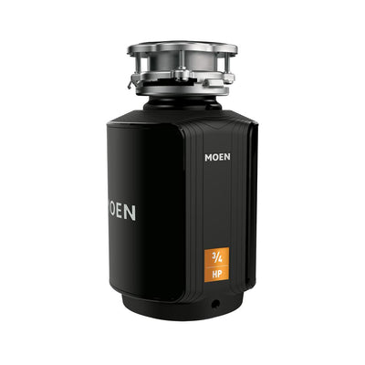MOEN Host Series 3/4 HP Space Saving Continuous Feed Garbage Disposal with Sound Reduction and Universal Mount - Super Arbor