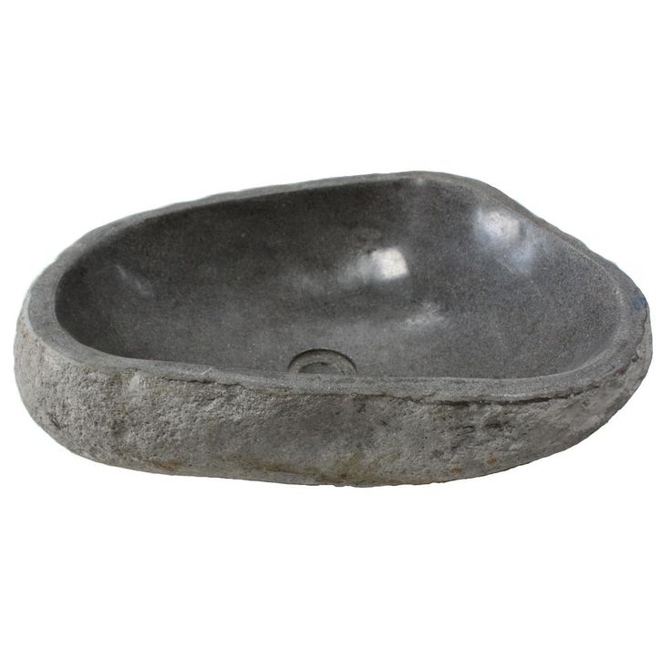 Eden Bath Natural Galet Nobu Boulder Sink with Thin Lip