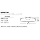 LBL2 LP840 2 ft. Integrated LED Commercial Wraparound - Super Arbor