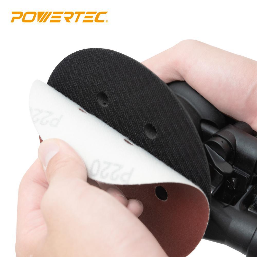 Pro 6 in. Random Orbital Sander Pneumatic Vacuum Palm Sander, 6 in. x 3/16 in. Dia Tool - Super Arbor