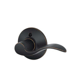 Schlage Accent Traditional Aged Bronze Dummy Lever – Right Handed