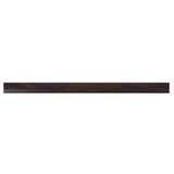 Aged Walnut 0.75 in. T x 2.75 in. W x 94 in. L Luxury Vinyl Flush Stairnose Molding