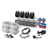 DVR-4580 4-Channel 1080p 1TB DVR Security Camera System with Four 1080p Wired Bullet Cameras - Super Arbor