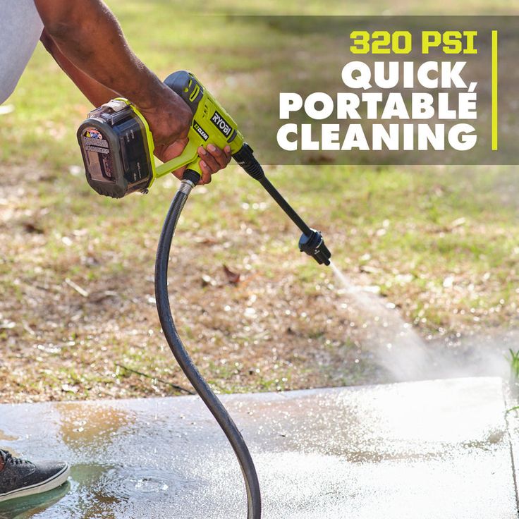 RYOBI ONE+ 18-Volt 320 PSI 0.8 GPM Cold Water Cordless Power Cleaner (Tool Only)