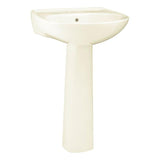 STERLING Sacramento Vitreous China Pedestal Combo Bathroom Sink in White with Overflow Drain