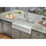 Fireclay 33 in. Single Bowl Apron-Front Farmhouse Kitchen Sink