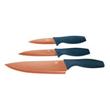 Copper Collection 16-Piece Copper Nonstick Cookware Set in Blue