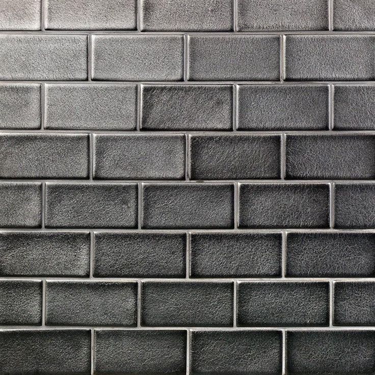 Divine Gunmetal 3 in. x 6 in. Polished Ceramic Subway Tile (32 Pieces, 4 Sq. Ft. / Case)